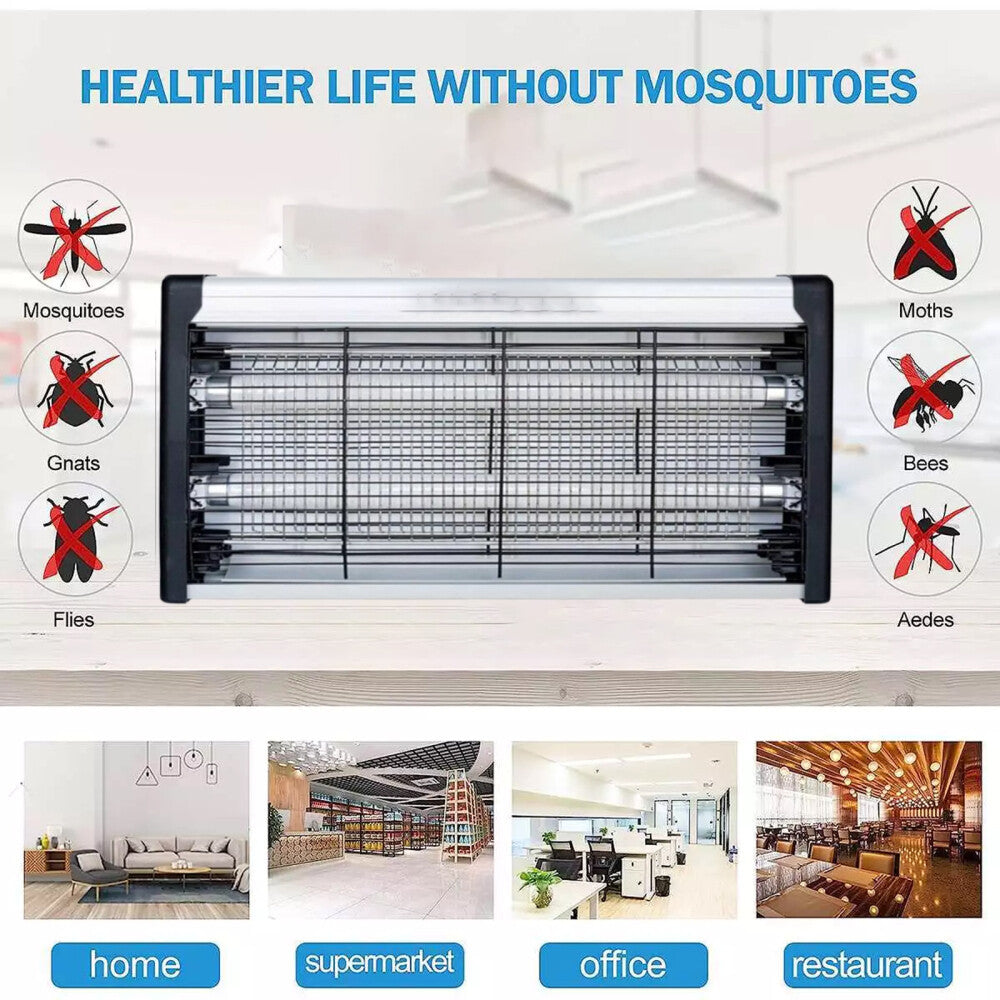 Bug Zapper Electric Insect Killer Mosquito Fly Pest Trap UV LED Indoor Lamp UK