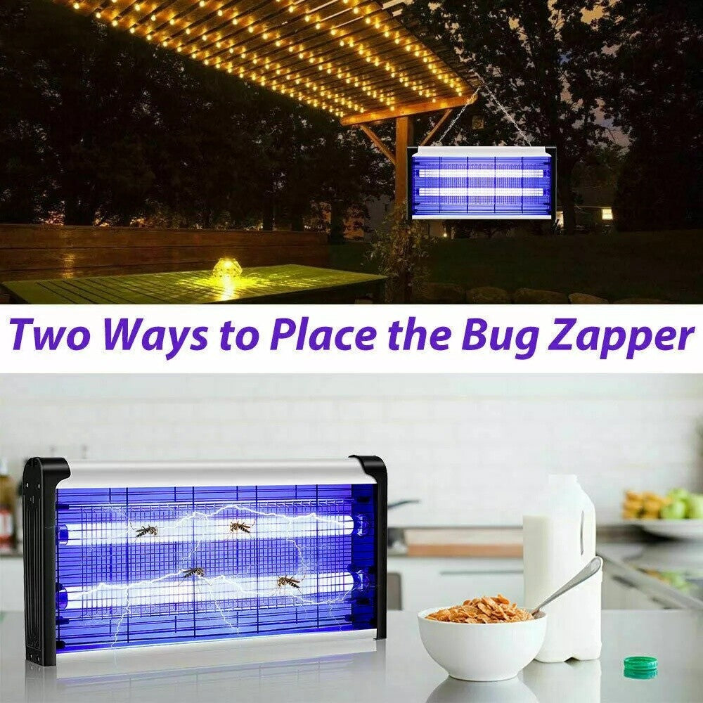Bug Zapper Electric Insect Killer Mosquito Fly Pest Trap UV LED Indoor Lamp UK
