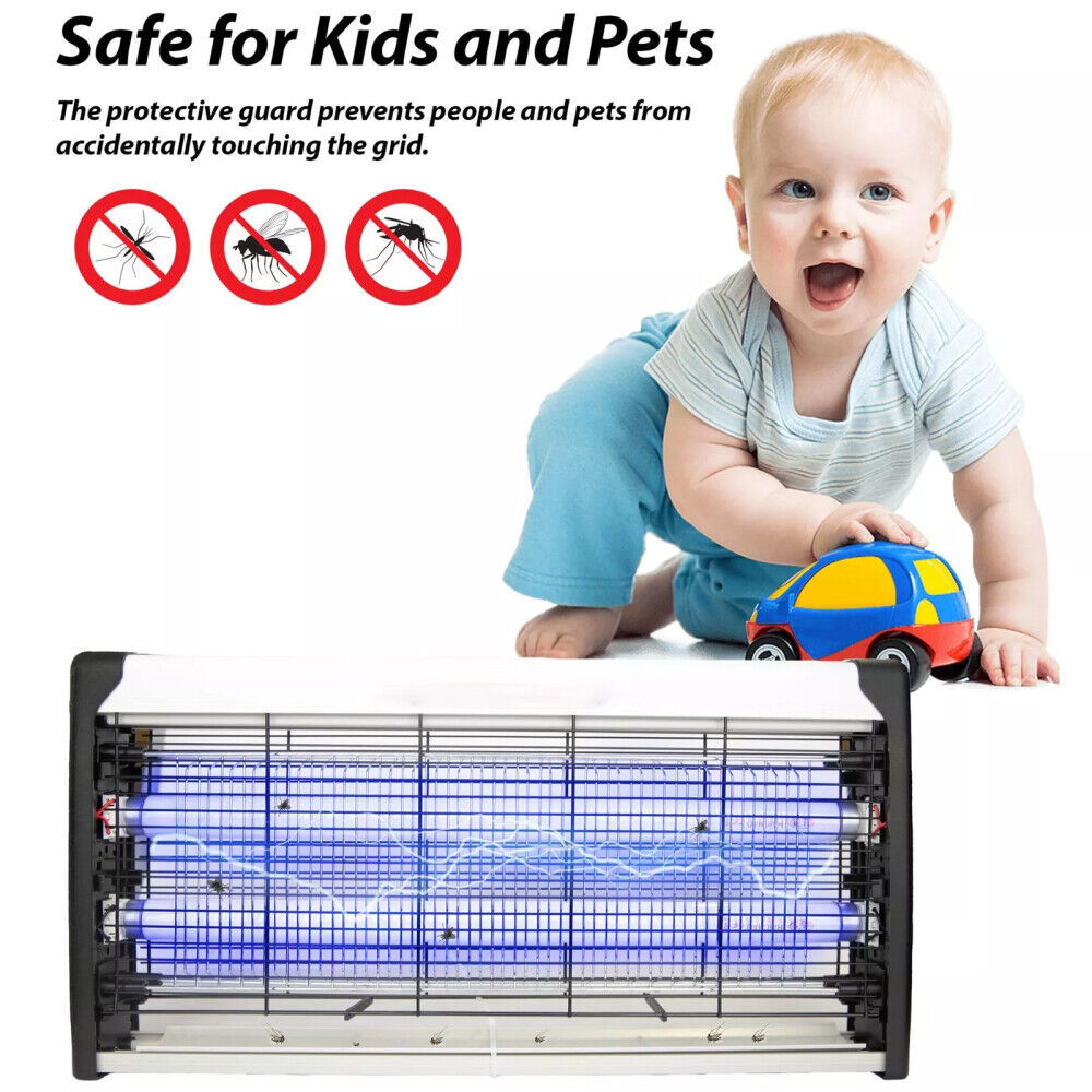 Bug Zapper Electric Insect Killer Mosquito Fly Pest Trap UV LED Indoor Lamp UK