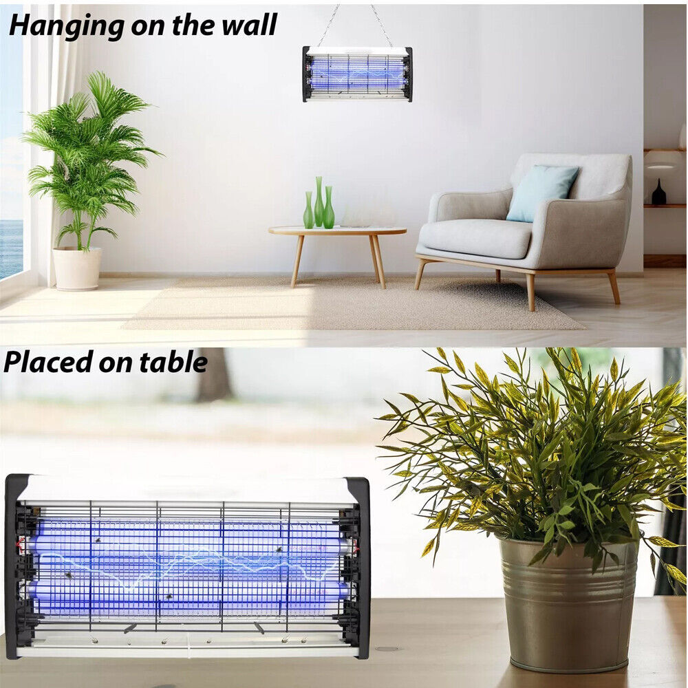 Bug Zapper Electric Insect Killer Mosquito Fly Pest Trap UV LED Indoor Lamp UK